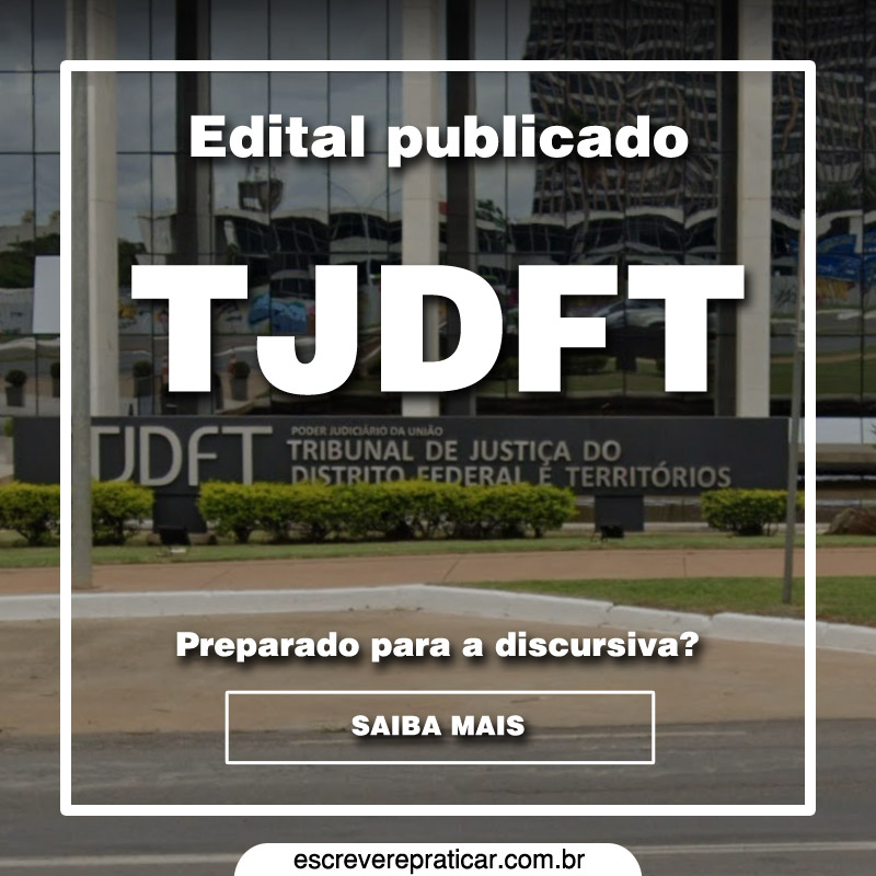 TJDFT Redação