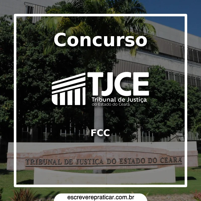 Concurso TJCE TJCE redacao